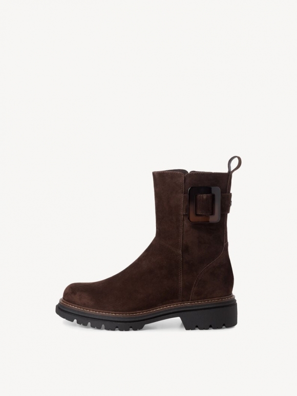 Tamaris Lederstiefelette - Braun