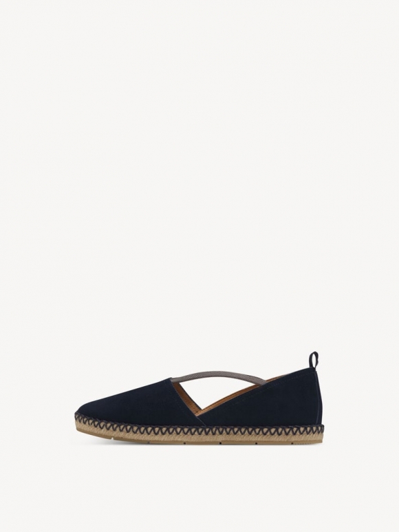Tamaris Lederespadrill - Blau Tamaris Lederespadrill - Blau