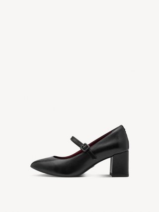 Tamaris Lederpumps - Schwarz Tamaris Lederpumps - Schwarz