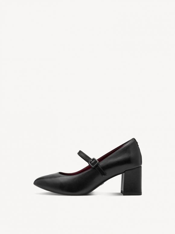 Tamaris Lederpumps - Schwarz Tamaris Lederpumps - Schwarz