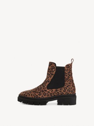 Tamaris Leder Chelsea Boot - Braun Tamaris Leder Chelsea Boot - Braun
