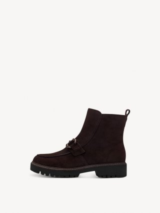 Tamaris Lederstiefelette - Braun Tamaris Lederstiefelette - Braun