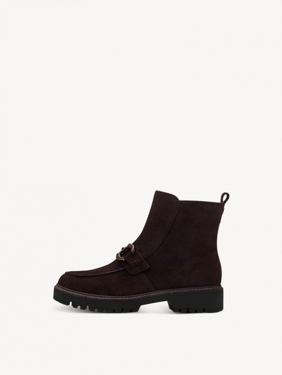 Tamaris Lederstiefelette - Braun Tamaris Lederstiefelette - Braun