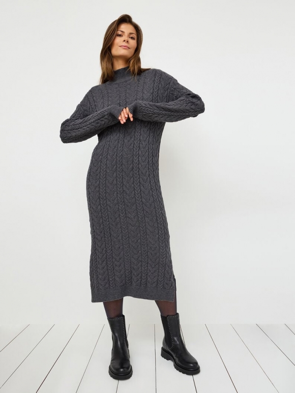 Tamaris Kleid - Grau Tamaris Kleid - Grau