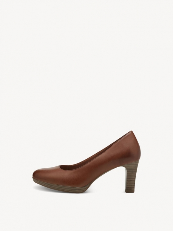Tamaris Lederpumps - Braun Tamaris Lederpumps - Braun