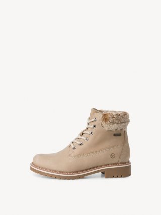 Tamaris Stiefelette - Beige Warmfutter