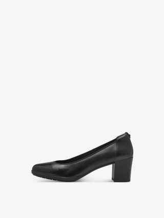 Tamaris Lederpumps - Schwarz Tamaris Lederpumps - Schwarz