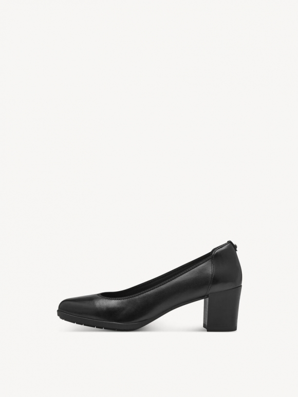 Tamaris Lederpumps - Schwarz Tamaris Lederpumps - Schwarz