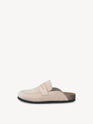 Tamaris Lederpantolette - Grau Tamaris Lederpantolette - Grau