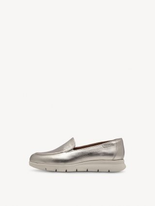 Tamaris Lederslipper - Gold
