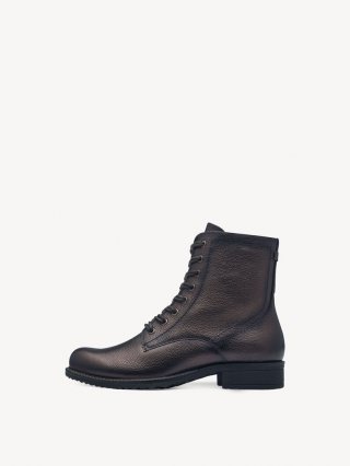 Tamaris Lederstiefelette - Braun Tamaris Lederstiefelette - Braun