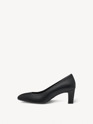 Tamaris Lederpumps - Schwarz Tamaris Lederpumps - Schwarz