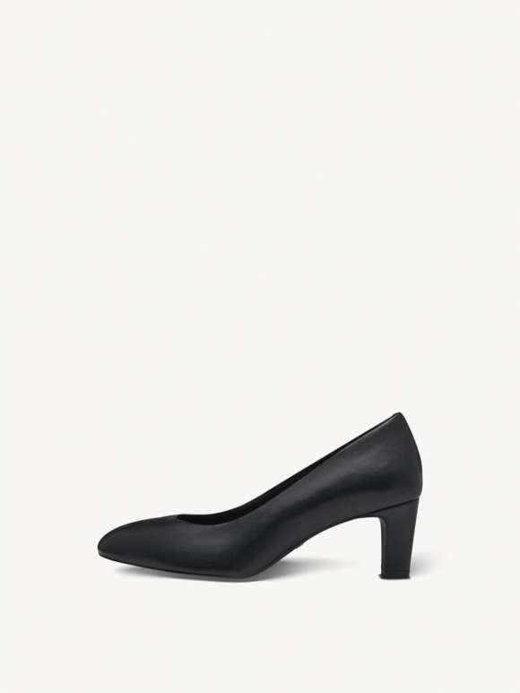 Tamaris Lederpumps - Schwarz