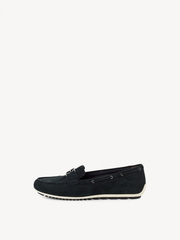 Tamaris Ledermoccassin - Blau