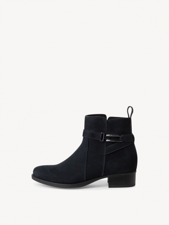 Tamaris Lederstiefelette - Blau