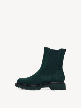 Tamaris Leder Chelsea Boot - Grün