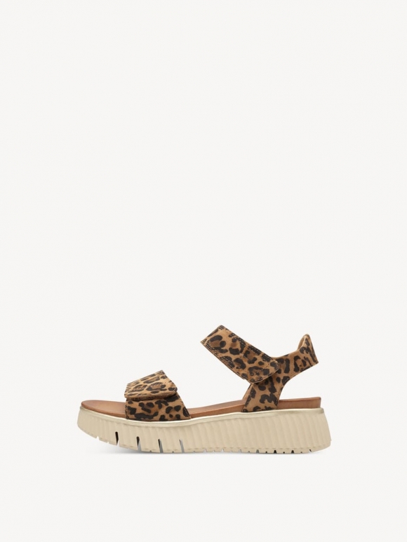 Tamaris Ledersandale - Beige