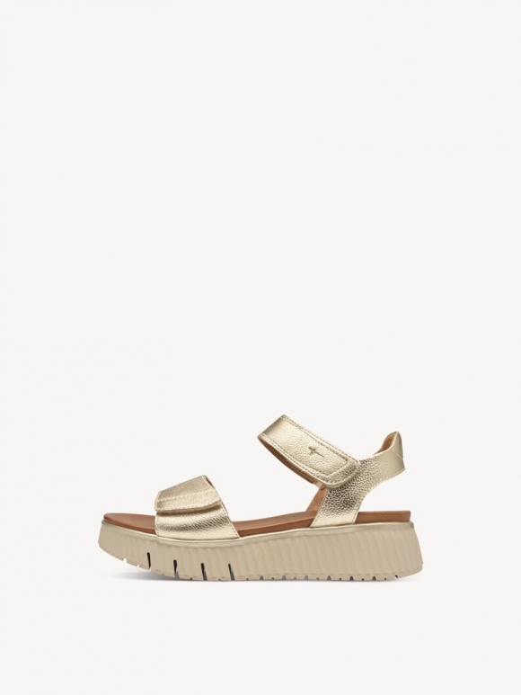 Tamaris Ledersandale - Gold Tamaris Ledersandale - Gold