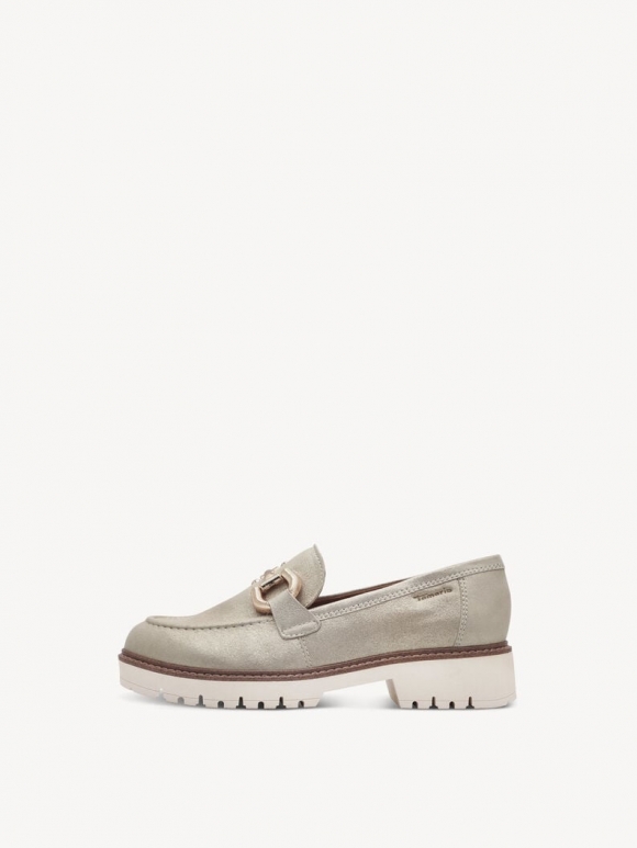 Tamaris Lederslipper - Beige Tamaris Lederslipper - Beige