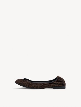 Tamaris Lederballerina - Braun Tamaris Lederballerina - Braun