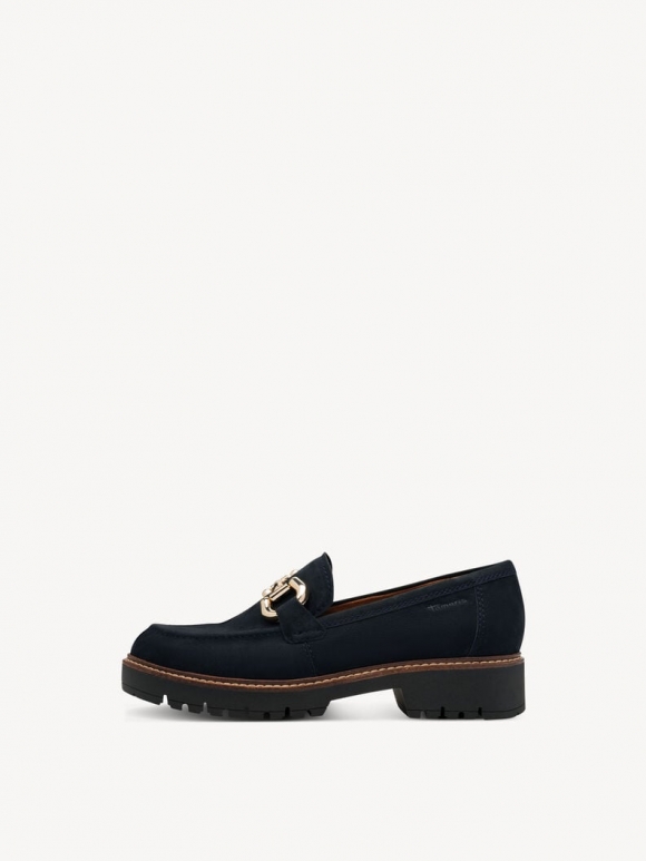 Tamaris Lederslipper - Blau Tamaris Lederslipper - Blau