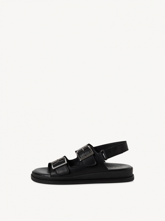 Tamaris Ledersandalette - Schwarz