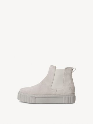 Tamaris Leder Chelsea Boot - Grau Tamaris Leder Chelsea Boot - Grau