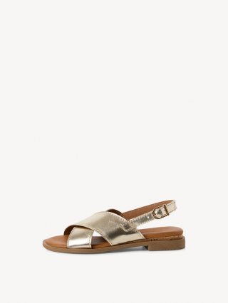 Tamaris Ledersandale - Gold