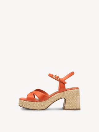 Tamaris Ledersandalette - Orange