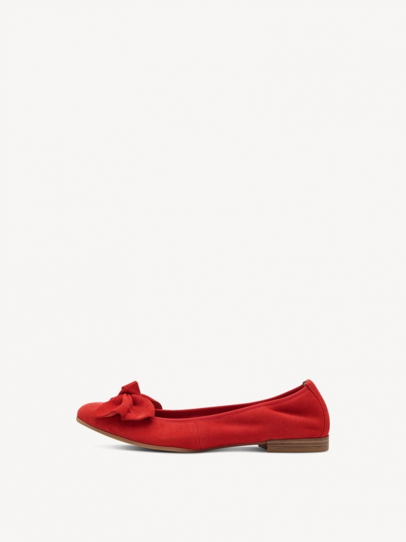 Tamaris Lederballerina - Rot Tamaris Lederballerina - Rot