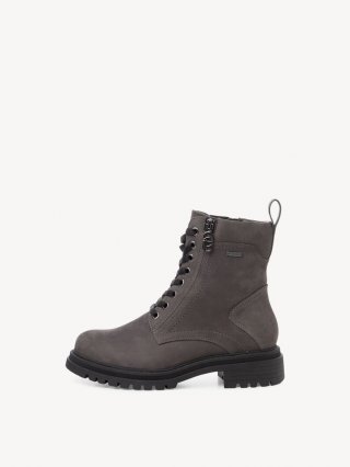 Tamaris Leder Stiefelette Gore-tex - Grau Tamaris Leder Stiefelette Gore-tex - Grau