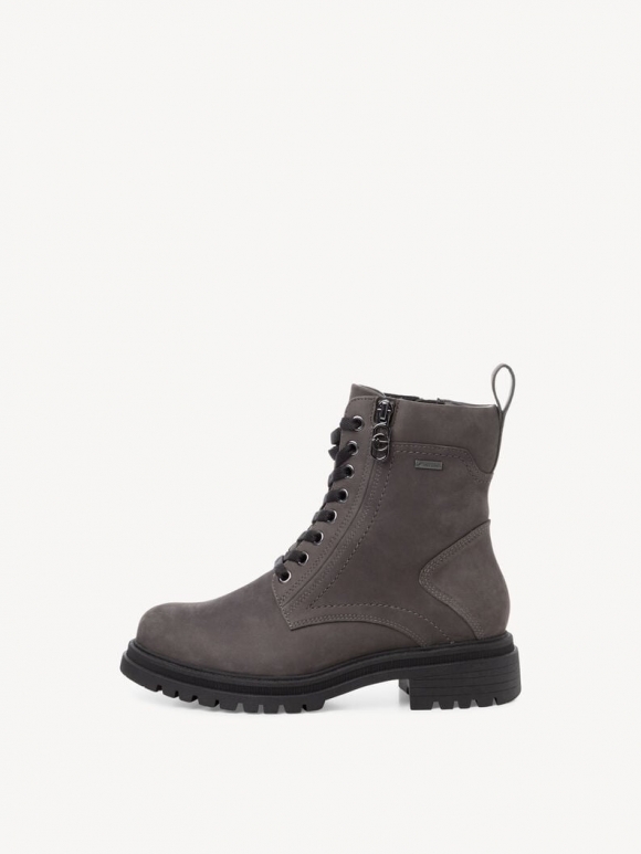 Tamaris Leder Stiefelette Gore-tex - Grau Tamaris Leder Stiefelette Gore-tex - Grau