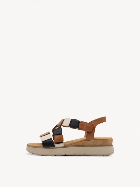 Tamaris Ledersandalette - Braun Tamaris Ledersandalette - Braun