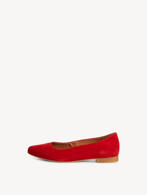 Tamaris Lederballerina - Rot Tamaris Lederballerina - Rot