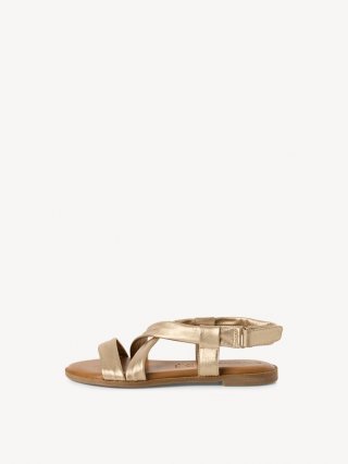 Tamaris Ledersandale - Gold