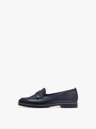 Tamaris Lederslipper - Blau