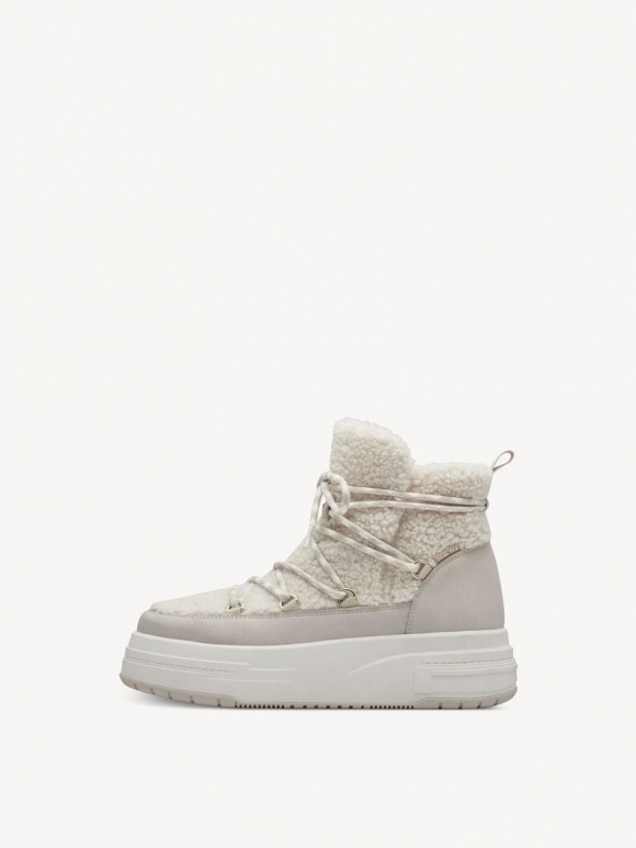 Tamaris Stiefelette - Beige Warmfutter