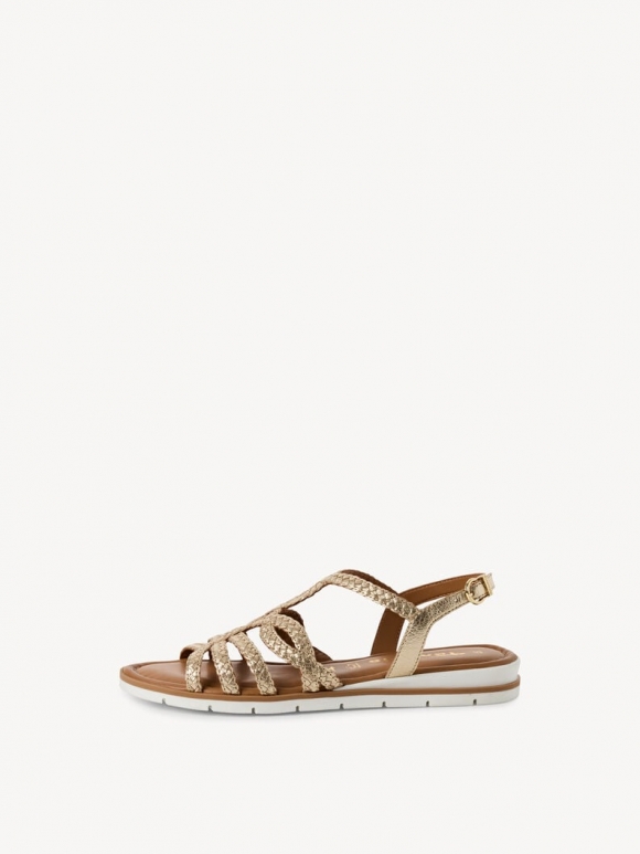 Tamaris Ledersandale - Gold