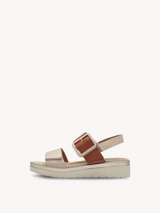 Tamaris Ledersandalette - Beige