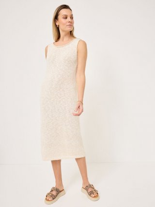 Tamaris Strickkleid - Weiß