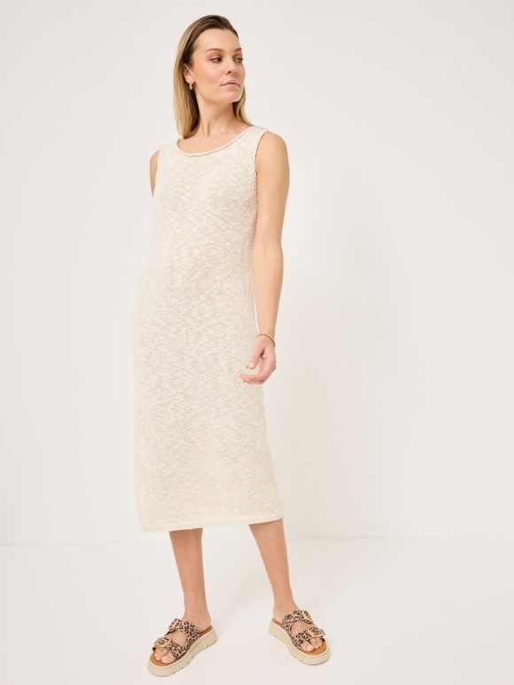 Tamaris Strickkleid - Weiß