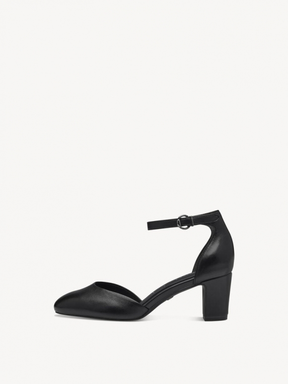 Tamaris Lederpumps - Schwarz Tamaris Lederpumps - Schwarz