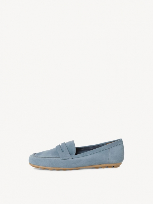 Tamaris Ledermoccassin - Blau Tamaris Ledermoccassin - Blau