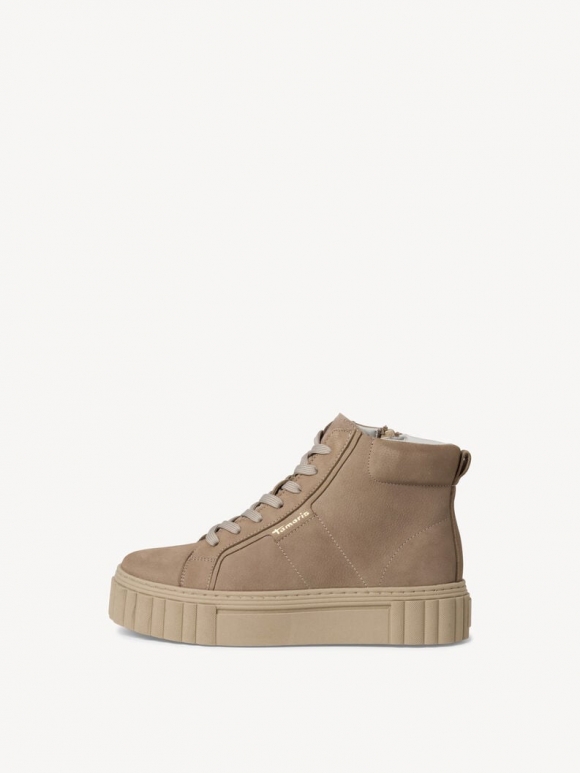 Tamaris Lederstiefelette - Beige Tamaris Lederstiefelette - Beige