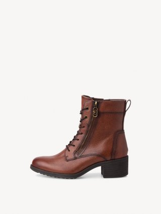 Tamaris Lederstiefelette - Braun
