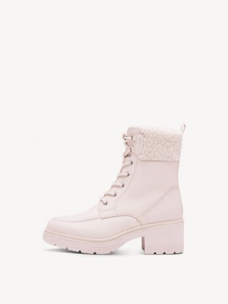Tamaris Lederstiefelette - Beige Warmfutter Tamaris Lederstiefelette - Beige Warmfutter