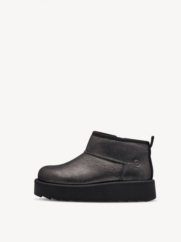 Tamaris Lederstiefelette - Metallic Warmfutter Tamaris Lederstiefelette - Metallic Warmfutter