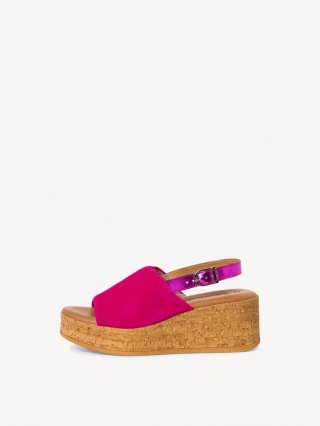 Tamaris Ledersandalette - Pink