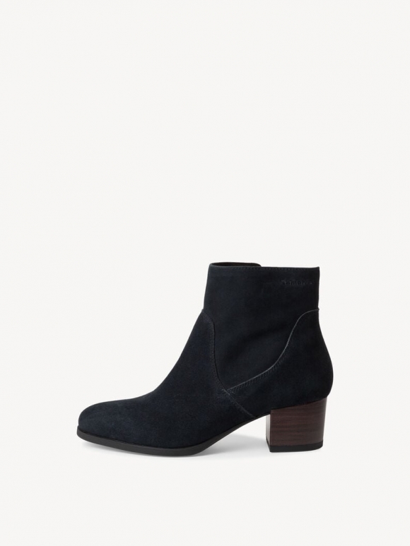 Tamaris Lederstiefelette - Blau Tamaris Lederstiefelette - Blau