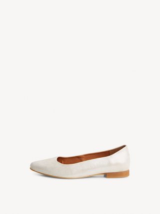 Tamaris Lederballerina - Beige Tamaris Lederballerina - Beige